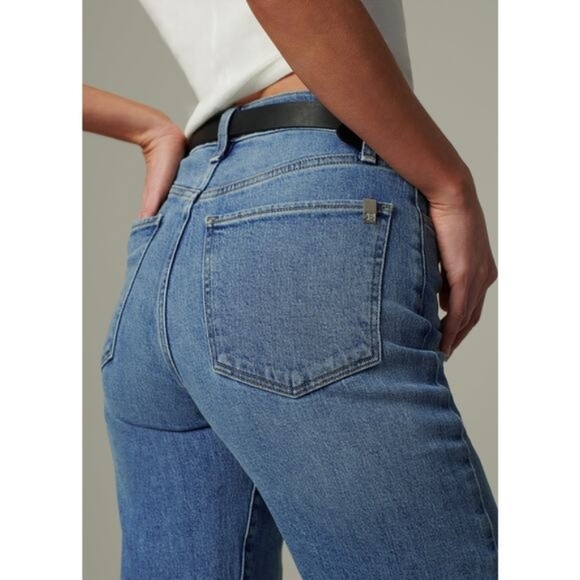 Joe's Jeans High Rise Faded Wash Straight Leg Sandblasted Contrasted Sz 29 New - Picture 5 of 16